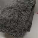 OLANLY Area Rugs for Living Room Bedroom, Machine Washable 4x5.9 ft Soft Fluffy Shaggy Bedside Rug, Indoor Floor Carpet for Kids Girls and Boys, Dorms, Nursery Rooms, Home Decor Aesthetic, Grey