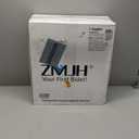ZMJH ZMA102 Bidet Toilet Seat, Elongated Smart Unlimited Warm Water, Vortex Wash, Electronic Heated, Warm Air Dryer, Rear and Front Wash, LED Light, Need Electricity, White, (Elongated)