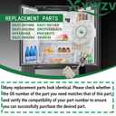 DRCP5030LA Refrigerator Evaporator Fan Motor Fit for Samsung Fridge | Replace DA31-00146B, DA31-00146D, DA31-00220A, PS4138373, AP4136568 | DC12V 2.5W 1550RPM