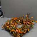 Fall Wreaths for Front Door 24 Inch Artificial Fall Wreath Large Autumn Wreath for Outside Wall Porch Harvest Thanksgiving Day Celebration
