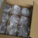 12 Pack Single Serving Wine Carafe Glass Small Mini Carafe Individual Wine Refill Decanter for Dinner Parties Tastings Bars Restaurants (6.5 oz)