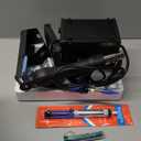 WEP 8786D-I SE Hot Air Soldering Iron Station Kit 2-IN-1 for Rework, Desoldering with Lead-Free Solder Wire, 5 Soldering Tips, 3 Hot Air Nozzles,Tweezers, Desoldering Pump