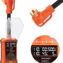 50 Amp RV Surge Protector 16,000J with Smart LED Display & Real-Time Voltage/Current/KWH Monitoring, Auto Shutoff/Reset, High/Low Voltage, Waterproof, Circuit Analyzer, Clear Error Codes for Campers