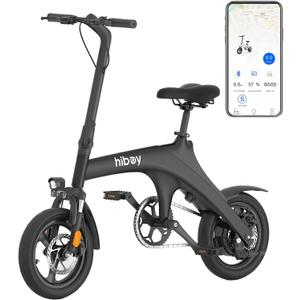 Hiboy Electric Bike for Adults, Max 20MPH Speed & 43.5 Miles RangePAS, 500W Peak Motor and Removable Battery, Front Suspension Electric Bicycle, 14" Foldable ebike, UL2849 Certified