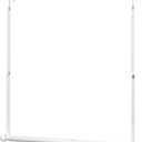 SUTINE Closet Rods for Hanging Clothes, Adjustable Metal Closet Extender Hanging Rod, Space-Saving Closet Rod Extender Clothes Hanging Bar, Closet Poles for Hanging Clothes (White, 15.7-31.5'')