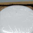 Mayfair Padded Toilet Seat, Cushioned Soft Vinyl over Wood Core Seat, Secure Hinges, Easy Clean, Made in USA, Round, White
