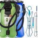 WACOOL 3L 3Liter 100oz BPA Free EVA Hydration Pack Bladder, Leak-Proof Water Reservoir
