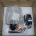 Maichis 12V LED RV Wall Sconce with On/Off Switch (LED Bulb Included), Decorative Glass Light Fixture with 1 Bulb, 12Volts Interior Light for RV, Motorhome, Camper, Boat