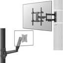 CondoMounts Ultimate Entertainment Bundle: Full Motion TV Mount + Full Motion Pillar Monitor Mount