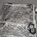 Clear Tarps Heavy Duty Waterproof 6x8ft with Grommets Vinyl Tarp