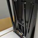 Almirantra Stand Up Desk Converter, Adjustable Height Table Top Riser - 23.6" x 13.4" Spacious Surface with Max Height of 15.2", Ideal for Ergonomic Sit Stand Workstations(Black)