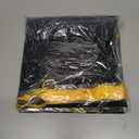 2 x Newrara Graduation Unisex Matte Adult Graduation Cap with Tassel (Black)