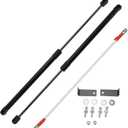 Lift Supports Struts for Honda CR-V 2017-2022 Front Hood Gas Spring Black with Connecting Wire,Mounting Bracket,Gasket 2Set