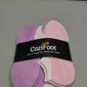 Cozi Foot 10 Pairs Boys Girls No Show Socks Cotton Non Slip Low Cut Socks (Medium, White/Gray/Pink/Purple)