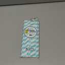 Jacent Stylish Biodegradable Paper Straws, 24 Count per Package, Blue, 1-Pack