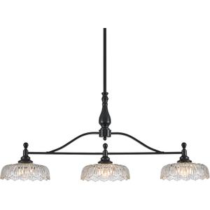 HDDFL Chandeliers Pendant Light Fixture Modern Pendant Lighting Fixtures 3 Lights Chandelier Matte Black Kitchen Glass Hanging Lamp for Island Dining Room Living Room