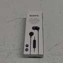 Sony MDREX15AP In-Ear Earbud Headphones with Mic, Black, 