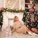 Large Christmas Bow for Wreath, 11.42 inch  20.86 inch Red Black Buffalo Plaid Bow with Truck and Tree Design, Wired Craft Bow for Christmas Tree, Front Door, Holiday Home Dcor