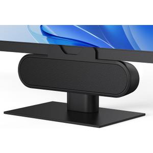 Inwa Computer Speakers for Desktop PC, USB Monitor Speaker Bar with Clip-On, Wired Desk Speakers with HD Stereo Loud Sound, Laptop Speaker Mini Sound Bar, Easily Clamps to Monitor (10W)