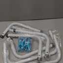 HEPO Blanket Lifter for Feet, Bed Cradle for Foot of Bed Adjustable Height, Blanket Lift Bar for Toes Leg Knee Ankle Post Surgery Recovery Bed Rails, Sheet Raiser Foot Tent for End, Included 4 Clips