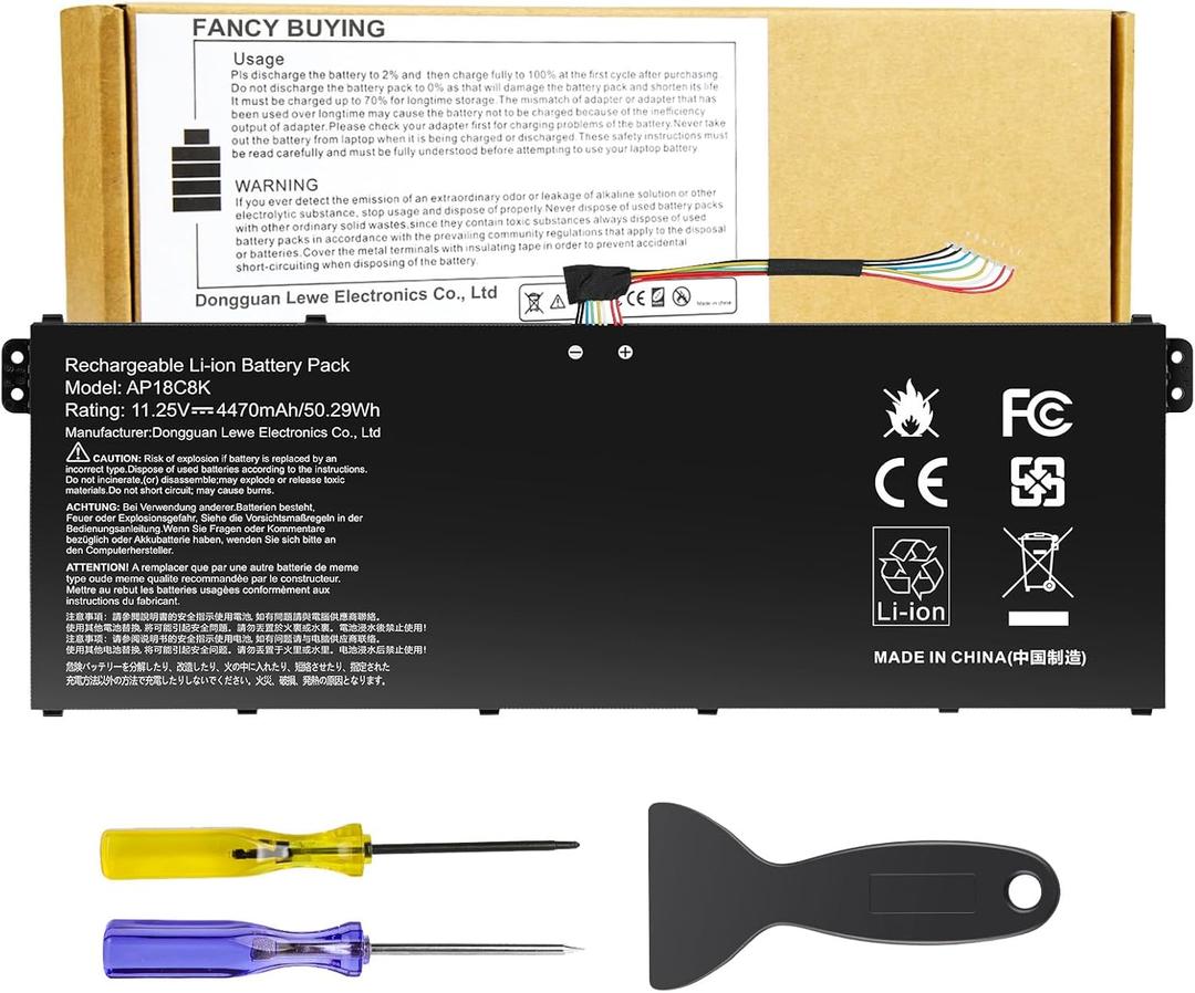 AP18C8K Laptop Battery Compatible with Acer Aspire 5 A514-52 A514-54 7 A715-42G Swift 3 SF314-42 SF314-57 SF314-57G SF314-58 SF314-59 Chromebook CB315-3H 314-C933 TravelMate P2 TMP215-52 A514-52-58U3