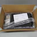 ADENGL Raised Dog Bowl Stand for XLarge & Large Dogs,Table Steel Frame Elevated Dog Bowls Stand with Mat,Non-Slip No Spill,Adjusts to 4 Heights 8.7-13.4", Holds 6-8.7" Diameter Bowl(Bowl Not Included)