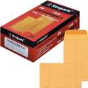 Xxcxpark 500 PCS #5 Coin Envelopes, 3.125 x 5.5 inches Brown Kraft Envelopes Classic Small Parts Envelopes with Self Adhesive Gummed Flap for Coins, Cash, Credit Cards, Seeds