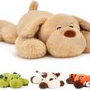 Mushymallow Weighted Dog Stuffed Animal Soft Weighted Plushes Cute Dog Plush Toy Birthday for Boys Girls Kids Adults (20" 3.3 lbs)