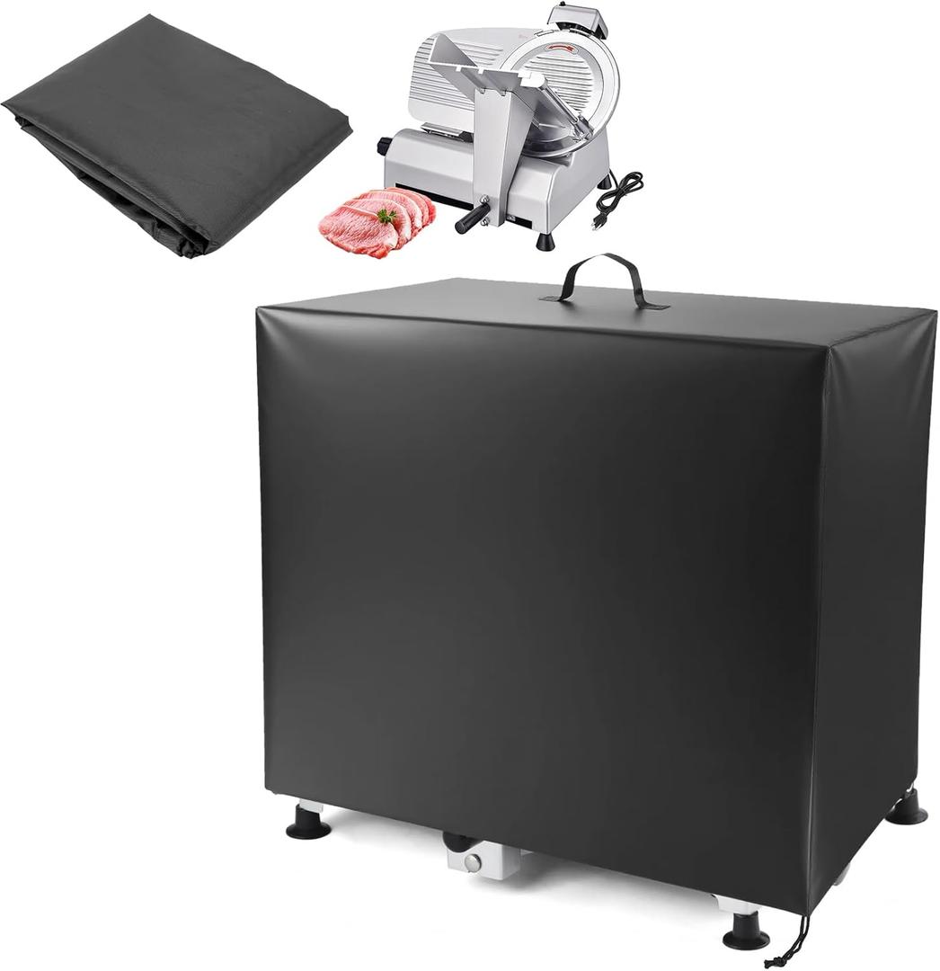 Meat Slicer Cover for 12" Commercial Slicers,Small Kitchen Appliance Covers, Waterproof Food Slicer Cover, Compatible with KWS, VEVOR, LEM and All Table Top Electric Meat Slicer with 12 inch Blade