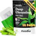 Nuubu | Deep Cleansing Foot Pads for Better Sleep & Foot Care | Premium Japanese Organic Feet Pads with Ginger Powder (30 Pc)