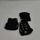 Washable Female Dog Diapers - Premium Reusable Diapers for Doggie in Heat - Highly Absorbent Dog Diapers Female for Pet Incontinence with Adjustable Snaps(Black) M