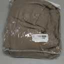 Dark Taupe Linen Curtains 84 inch Length 2 Panels Set Modern Farmhouse Living Room Drapes Light Filtering Rod Pocket Back Tab Filtering Privacy Semi Sheer Curtain 84 inches Long