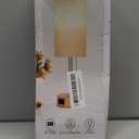 Dott Arts Table Lamp for Bedroom, 3-Color Bedside Lamps with Pull Chain, Bedroom Table Lamps for Nightstand,AC Outlet Small Lamp for Living Room, Bulb Included Nickel (15 in, Nickle-White)