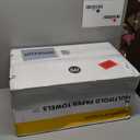 AmazonCommercial 2-Ply White XL Multifold Paper Towels, Absorbent, Compatible with Universal Dispensers, FSC Certified, 115 Sheets per Pack (16 Packs)