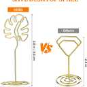 Table Number Holders, Place Card Holders, Picture Holders for Tables, Photo Holders for Tables, Small Table Card Holders for Centerpieces, Wedding Reception, Party, Birthday, 8PCS