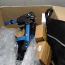 All Terrain Walkers for Seniors, Lightweight Foldable Rollator Walkers with Seat and Brake, Backrest Adjustable Height, 300 lbs Adults Bariatric Rolling Walker 10'' Front and 8'' Rear Wheels (Blue-all Terrain(10" Front and 8" Rear Wheel))