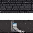 Replacement Keyboard Compatible with HP 250 G7 255 G7 15-DA 15-DB 15-DK 15-DR 15-DW 15-DU 15S-DU 15-DY 15s-DY 15s-EQ 15-EF 15s-FQ 15-GW 17-CA. Home 17-by with Backlit US Layout
