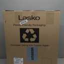 Lasko Cyclone Pedestal Fan, Adjustable Height, Remote Control, Timer, 3 Speeds, for Bedroom, Kitchen, Office and Living Room, 18", White, 1885, Large