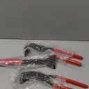 BILITOOLS 3-Piece Hand Seamer Sheet Metal Tools, Sheet Metal Bending Pliers Set Straight, 45 & 90 Bending Tool Comfort with Grip Handle