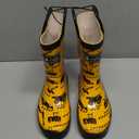 OAKI Toddler Rain Boots Lightweight Waterproof Rubber Boots for Kids with Easy-On Handles Durable Kids Outdoor Footwear, 12