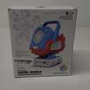 2025 Upgraded Bubble Machine with Remote Control, Automatic Rotation & RGB Lights, 1800mAh Rechargeable Battery, Type-C Charge, Bubble Maker for Kids, Weddings, Birthday Parties, Outdoor Activities