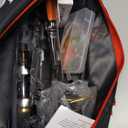 Fishing Pole Combo Set, 6.89ft Fishing Rod and Reel Combo, Carbon Fiber Telescopic Fishing Rod Kit with Spinning Reel, Fishing Pliers, Lip Gripper, Line, Lures for Beginner Angler (1PACK, Black&Gold)