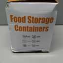 40 PCS Food Storage Containers with Lids Airtight (20 Containers & 20 Lids), Plastic Storage Meal Prep Container-Stackable 100% Leakproof & Microwave Organization and Storage Sets, Lunch Containers