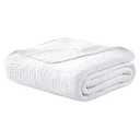 Yoofoss Muslin Blanket 100% Organic Cotton Throw Large 50" x 60" for Bed Couch Summer Gauze Blanket for Adults Lightweight and Breathable White