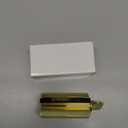 XYKEEY Toothpaste Tube Squeezer - Set of 2 Toothpaste Squeezer Rollers, Metal Toothpaste Tube Wringer Seat Holder Stand (Gold)