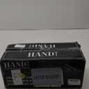 HANDT Overhead Garage Storage Rack, Connectable Heavy Duty Metal Ceiling Rails For Garage Storage Organization Shelving System, Hanging Racks For Tote Containers, Supports Up To 6 Bins, 4 Sets Black