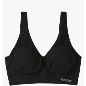 Boody -Seamfree Padded Crop Bra- Seamless Bralette- No Clips, Fastenings, Wires - Bamboo Viscose-Light-Medium Support-Pull-On. M