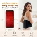Belt Blanket for for Body 660nm/850nm with 360 LEDs 3-in-1 Chips, Wearable Wrap, Timer Remote Hands-Free Portable Home Use for Back Shoulder Waist Neck Knees