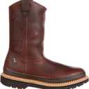 Georgia Giant Pull-On Work Boot, Soggy Brown, Size 11(M)