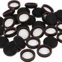 Gadpiparty Furniture Foot Pads Floor Protectors for Sofa Couch Legs Chair Pads for Dining Chairs Table Leg Covers Outdoor Sofa Sliders (3.6X3.6CM, Black)